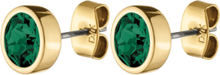 Noble Sg Green Accessories Jewellery Earrings Studs Grønn Dyrberg/Kern*Betinget Tilbud