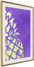 Inramad Poster / Tavla - Strong Contrast - 20x30 Guldram med passepartout