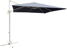 LEEDS Frihängande parasoll 350 cm - Grå | Utemöbler