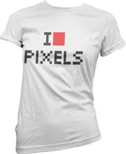 I Love Pixels Girly Tee, T-Shirt