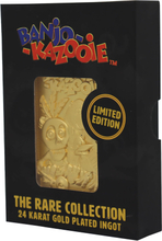 The Rare Collection - Banjo Kazooie 24k Gold Plated Ingot - Rare Store Exclusive
