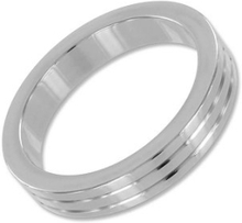 Ribbed Steel Cockring 45 mm