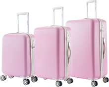 Decent Kofferset Star-Maxx pastel roze