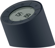 Gingko Edge Light Alarm Clock - Black