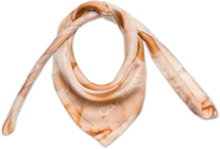 Silk Floral Print Bandana Accessories Scarves Lightweight Scarves Orange Calvin Klein