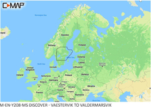 C-MAP Discover Västervik - Söderhamn kartkort M-EN-Y208-MS