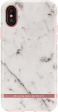 Richmond And Finch White Marble - Rose iPhone X/Xs Cover