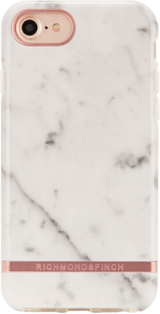 Richmond And Finch White Marble - Rose iPhone 6/6S/7/8 Cover