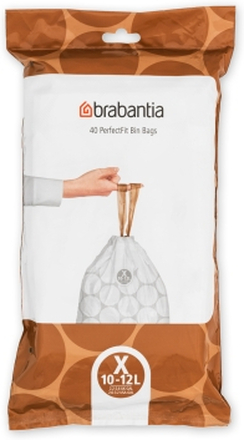 Brabantia Avfallspåsar Brabantia PerfectFit X, 10-12 l Dispenser, 40 p 138041 Replace: N/A