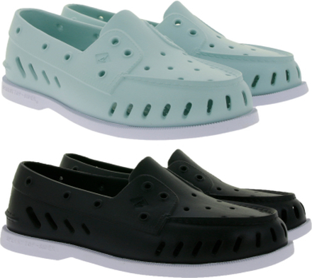 SPERRY Authentic Original Float Wasser-Schuhe Bootsschuhe für Damen oder Herren Wasser-Sandalen Schwarz oder Hellblau