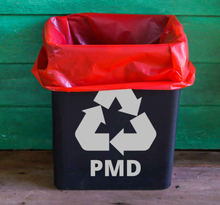 PMD recycle container sticker