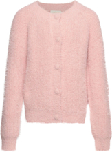 Cardigan Knit Glitter Tops Knitwear Cardigans Pink Creamie
