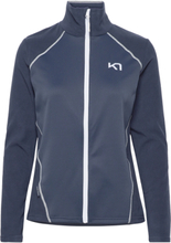 Kari F/Z Fleece Sport Sweat-shirts & Hoodies Fleeces & Midlayers Blue Kari Traa