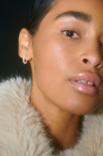 Gina Tricot - Crystal silver hoops earrings - Korvakoru - Silver - ONESIZE - Female