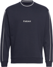 Courtnell Brushback Tops Sweatshirts & Hoodies Sweatshirts Navy Farah