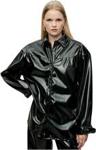 Black Lois The Rafael Patent Leather Skjorter