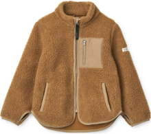 Nolan Pile Jacket Outerwear Fleece Outerwear Fleece Jackets Brun Liewood*Betinget Tilbud