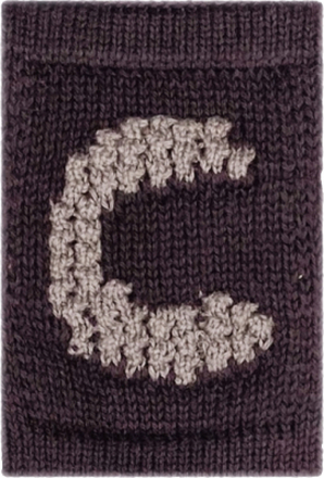 Knitted Letter C, Nature Home Kids Decor Decoration Accessories-details Brown Smallstuff