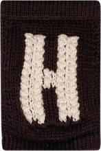 Knitted Letter H, Nature Home Kids Decor Decoration Accessories-details Brown Smallstuff