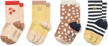 Silas Socks 4-Pack Sokker Strømper Multi/patterned Liewood