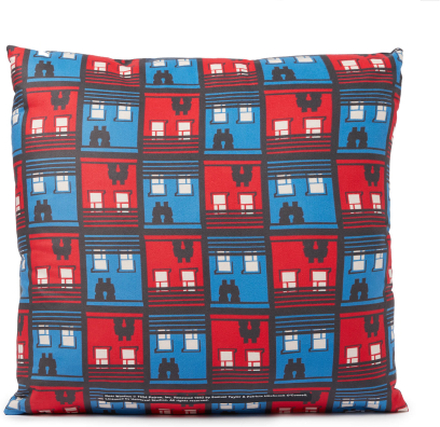 Hitchcock Rear Window Silhouette Square Cushion - 60x60cm - Soft Touch
