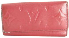 pre-owned Vernis Leather Key Holder
