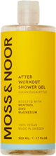 After Workout Shower Gel Clean Eucalyptus 500 Ml Shower Gel Badesæbe Nude MOSS & NOOR