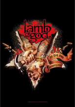 Lamb of God - Nail Hands -Flag