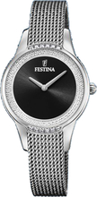 Festina F20487/1 Horloge Automatic staal zilver- en rosekleurig 33,5 mm