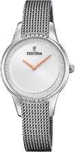 Festina F20494/1 Horloge Mademoiselle staal-kristal zilverkleurig 30,2 mm