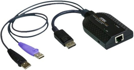 Aten Ka7169 Displayport Usb Virtual Media Kvm Adapter Cable With Smart Card Reader (cpu Module)