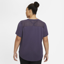 Nike Plus Size - Run Icon Clash Women's Short-Sleeve Running Top - Purple