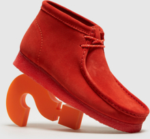 Clarks Originals Wallabee Boot, röd