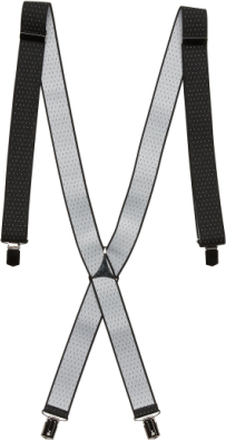 Braces Micro Dot Accessories Suspenders Svart Amanda Christensen*Betinget Tilbud