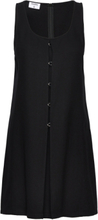 Re:sourced Crepe Tank Dress Designers Short Dress Black Filippa K