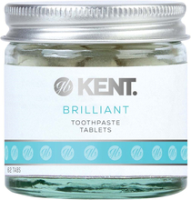 Kent Brushes Kent Oral Care BRILLIANT 62 Toothpaste Tablets Jar