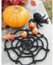 Webster by DROPS Design - Halloween Pynt Virkmnster Spindel - Webster by DROPS Design