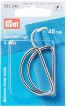 Prym D-ring Stl Silver 40mm - 2 st