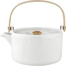 Unikko Tea Pot 7 Dl Home Tableware Jugs & Carafes Teapots Hvit Marimekko Home*Betinget Tilbud