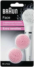Braun Face 2 Replacement Brushes Extra Sensitive