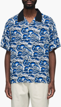 Stussy - Coral Pattern Shirt - Blå - S