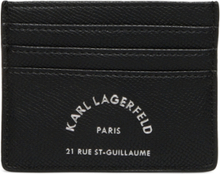 "Rsg Metal Ch Designers Card Holders & Wallets Card Holder Black Karl Lagerfeld"