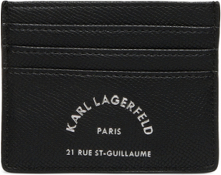 Rsg Metal Ch Designers Card Holders & Wallets Card Holder Black Karl Lagerfeld