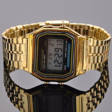 Vintage Gold LCD-Watch