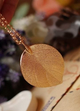 Golden Leaf Koreansk modehalsband