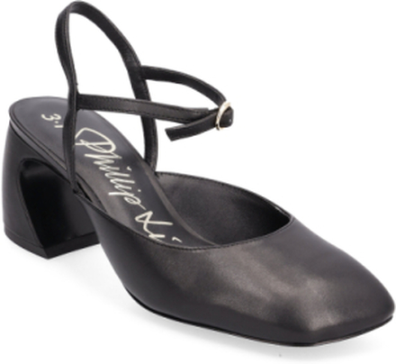 Id Mary Jane - Crescent Heel Designers Heels Pumps Sling Backs Black 3.1 Phillip Lim