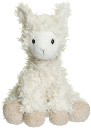 Lama, Liam Toys Soft Toys Stuffed Animals White Teddykompaniet
