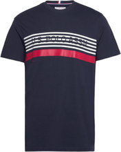 Uspa T-Shirt Bertie Men Tops T-Kortærmet Skjorte Navy U.S. Polo Assn.