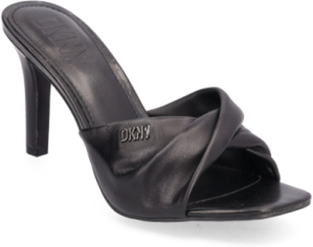 Badu - Mid Sandal Sandal Med Hæl Black DKNY