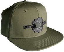 Flatbill Cap, washed green, Better Bodies